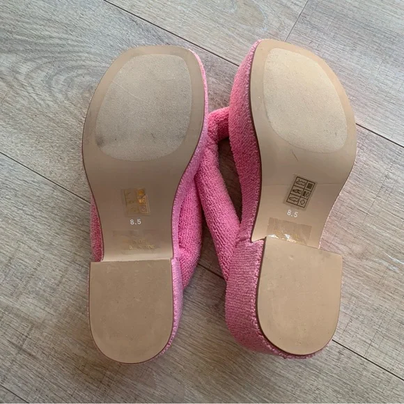 Pink Puffy Terrycloth Platforms by Jeffrey Campbell - Picture 3 of 5